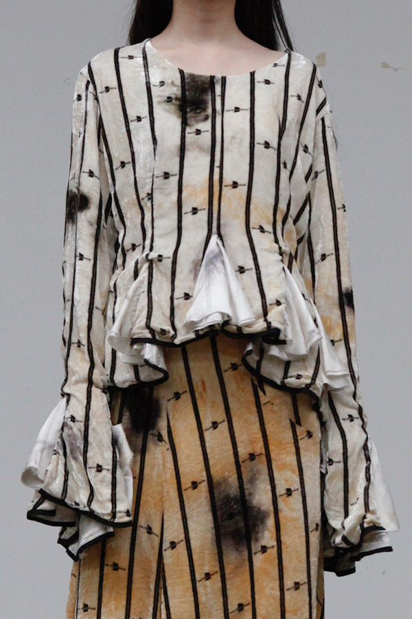 MUTEDANCE Velor Dyed Top MD23SS33